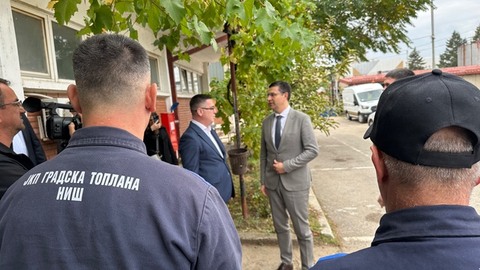 Почетак грејне сезона 25/26 и посета градоначелника НИша